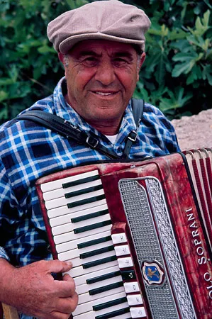 Busker in Gozo