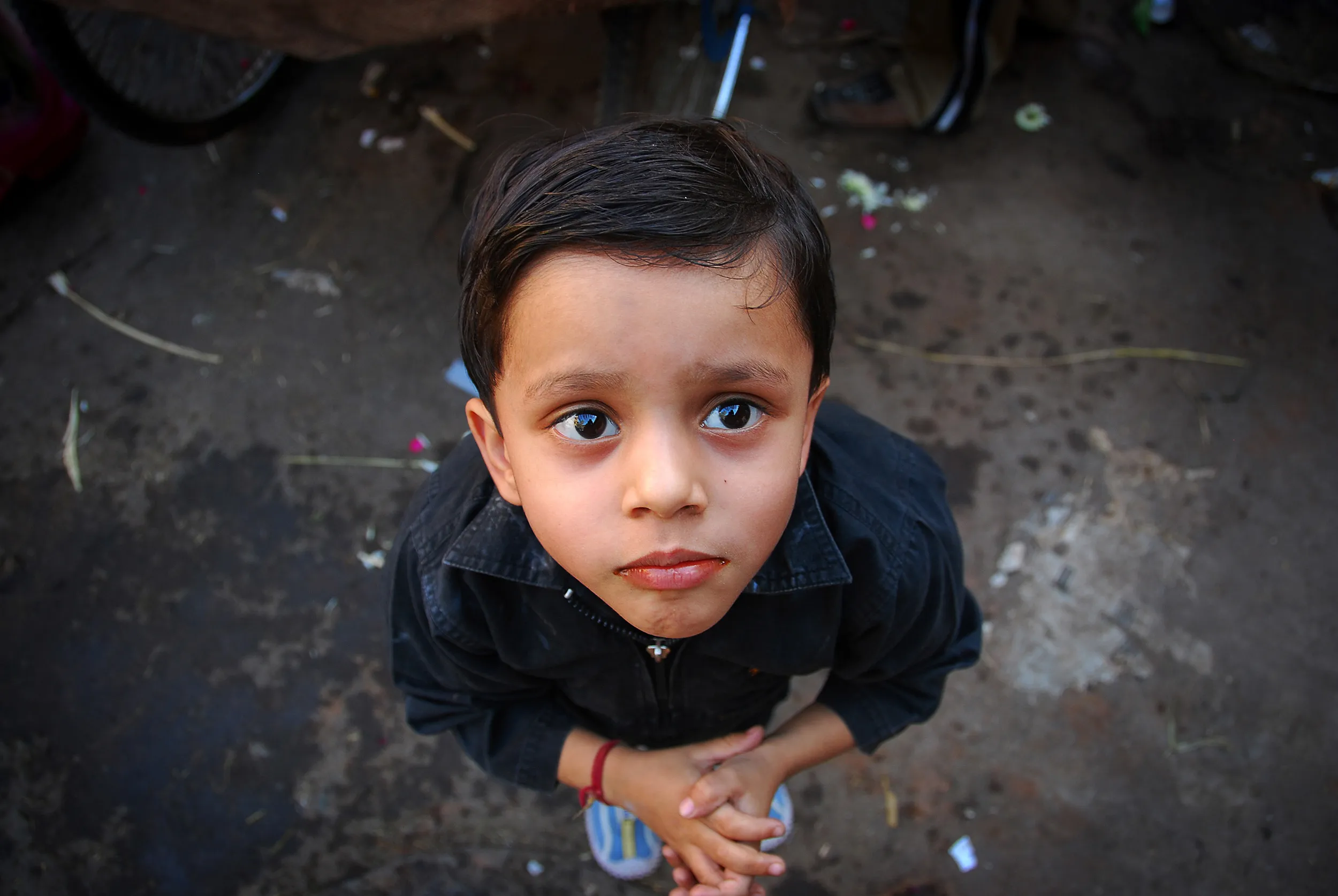 Boy on the streets of Jaipur