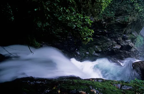 Magia Blanca Waterfall in La Paz