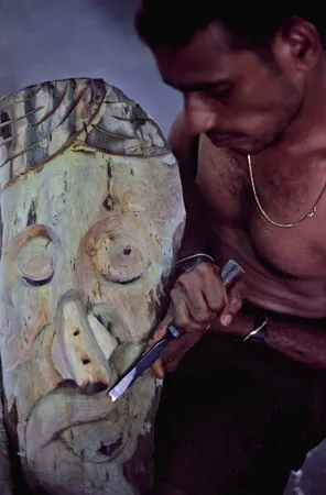 Mask Carver of Ambalangoda