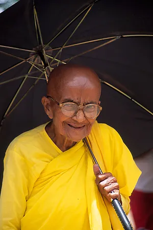 Nun in Anuradhapura