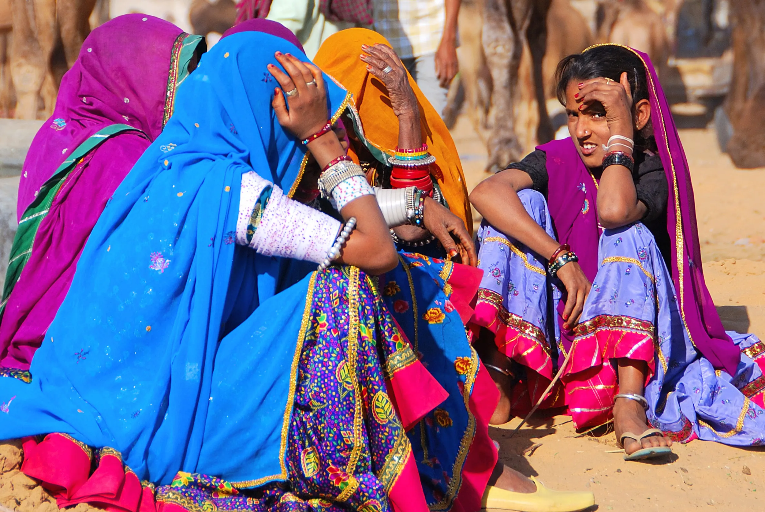 Rajasthan girls in Pushkar