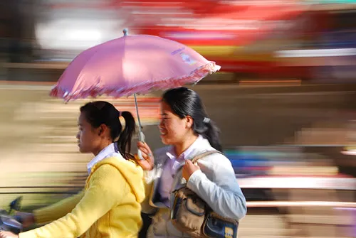 Always with umbrella