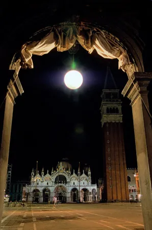 St. Marks Square at night